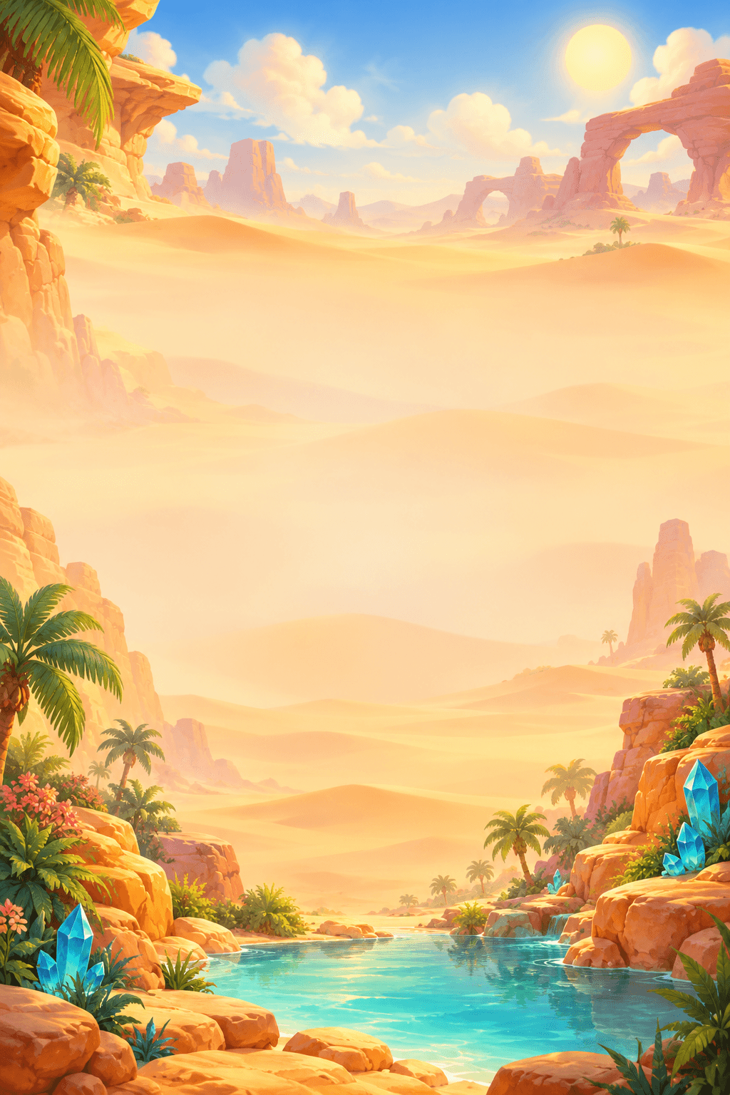 Desert world artwork from Match Sides